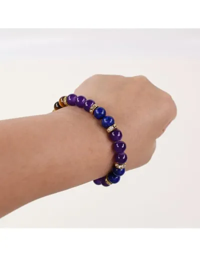 Replica Mental Clarity Focus Concentration Purple Bracelet #801764 $9.80 USD for Wholesale