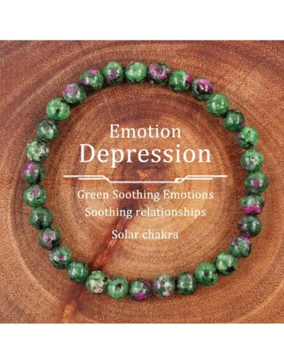 Replica Soothing Emotion Depression Gemstone Bracelet #801771 $9.97 USD for Wholesale