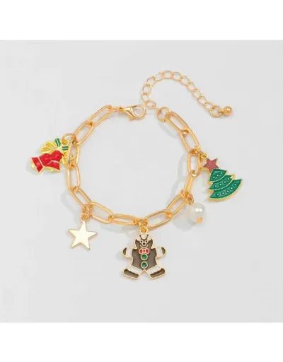 Replica Cartoon Pattern Christmas Bracelet #801774 $7.18 USD for Wholesale