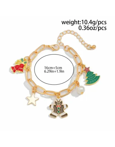 Replica Cartoon Pattern Christmas Bracelet #801774 $7.18 USD for Wholesale