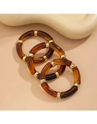 Color Matching Electroplating Retro Bracelet #801790 $14.14 USD, Wholesale Fashion 