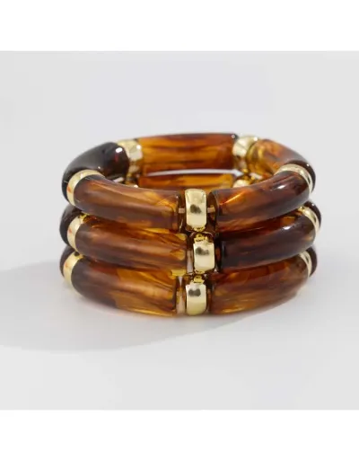 Replica Color Matching Electroplating Retro Bracelet #801790 $14.14 USD for Wholesale