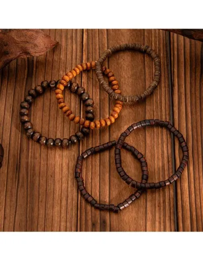 Replica Ethnic Wooden Beads Bracelet #801797 $9.59 USD for Wholesale