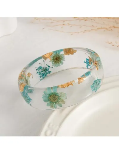 Replica Flowers Plants Acrylic Transparent Bracelet #801801 $13.36 USD for Wholesale