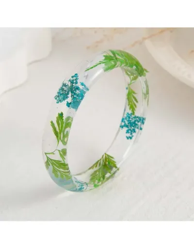 Replica Flower Acrylic Transparent Bracelet #801802 $11.58 USD for Wholesale