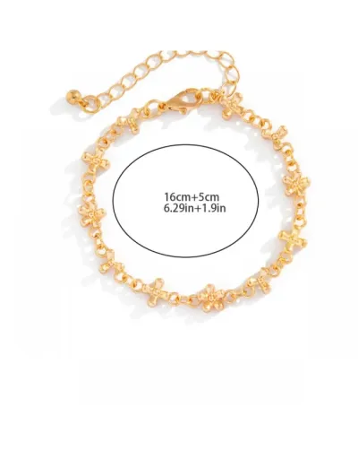 Replica Patchwork Electroplating Fashionable Bracelet #801806 $6.34 USD for Wholesale