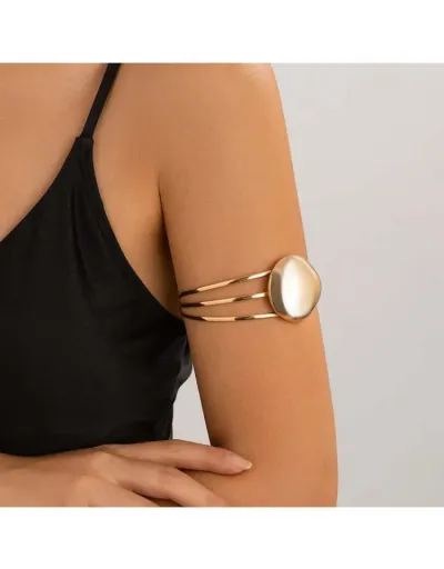 Geometric Irregular Electroplating Fashionable Bracelet #801809 $7.43 USD, Wholesale Fashion 