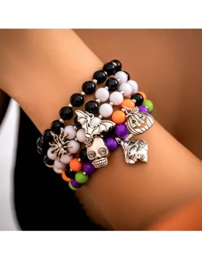 Replica Colorblock Pattern European Annular Bracelet #801811 $8.94 USD for Wholesale