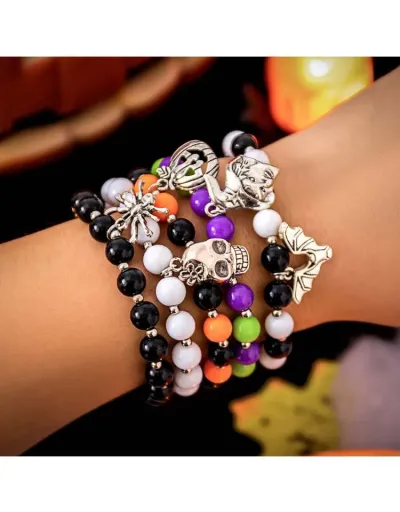 Replica Colorblock Pattern European Annular Bracelet #801811 $8.94 USD for Wholesale