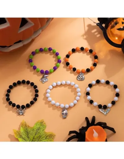 Replica Colorblock Pattern European Annular Bracelet #801811 $8.94 USD for Wholesale