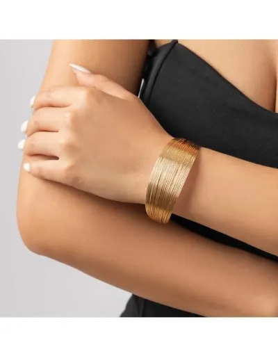 Chic Layered Electroplating European Bracelet #801821 $7.62 USD, Wholesale Fashion 