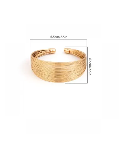 Replica Chic Layered Electroplating European Bracelet #801821 $7.62 USD for Wholesale