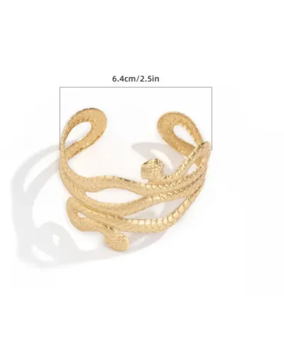 Replica Geometric Electroplating Fashionable Bracelet #801837 $6.86 USD for Wholesale