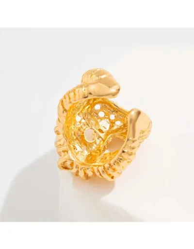 Replica Luxurious Cabe Knit Irregular Ring #801841 $7.96 USD for Wholesale