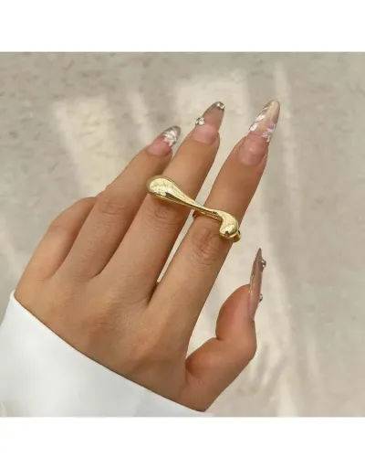 Irregular Electroplating European Ring #801855 $6.42 USD, Wholesale Fashion Ring