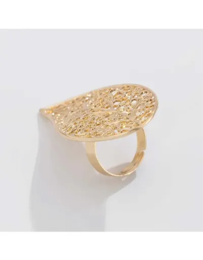 Replica Hollow-out Irregular Alloy Electroplating Ring #801873 $5.56 USD for Wholesale