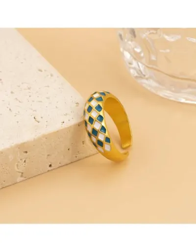 Replica Dots Alloy Circular Ring #801890 $5.08 USD for Wholesale