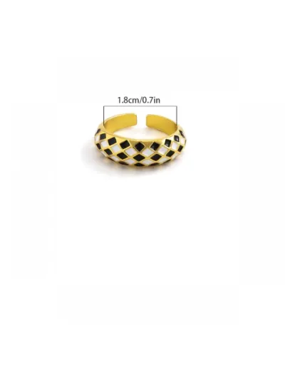 Replica Dots Alloy Circular Ring #801890 $5.08 USD for Wholesale