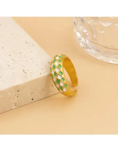 Replica Dots Alloy Circular Ring #801891 $5.68 USD for Wholesale