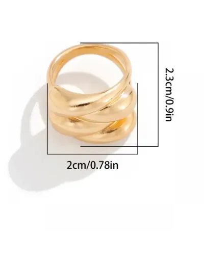 Replica Geometric Alloy Annular Ring #801899 $5.77 USD for Wholesale