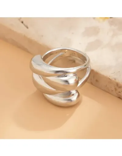 Replica Geometric Alloy Annular Ring #801899 $5.77 USD for Wholesale