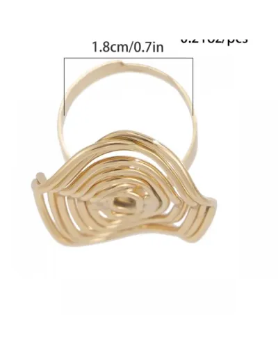 Replica Geometric Metal Annular Ring #801900 $3.90 USD for Wholesale