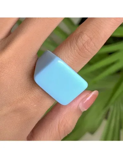 Replica Geometric Plastic Circular Ring #801902 $3.48 USD for Wholesale