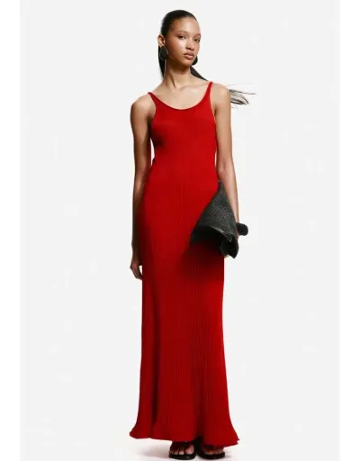 Plain Color Bodycon Sleeveless Maxi Dress #802098 $71.09 USD, Wholesale Fashion 