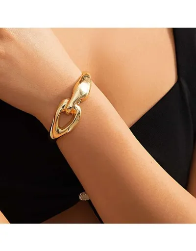 Geometric Alloy Annular Bracelet #802472 $7.15 USD, Wholesale Fashion 