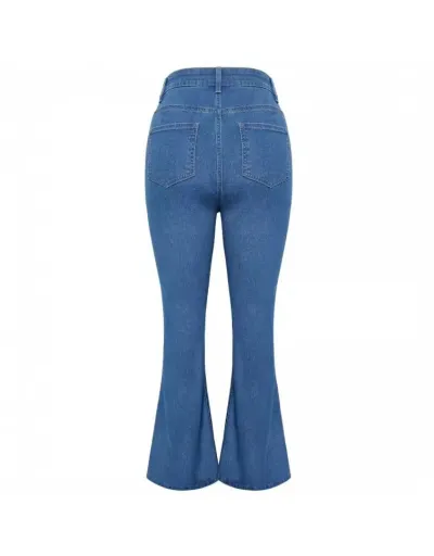 Replica Rivet High Rise Flare Leg Jeans #802600 $49.24 USD for Wholesale