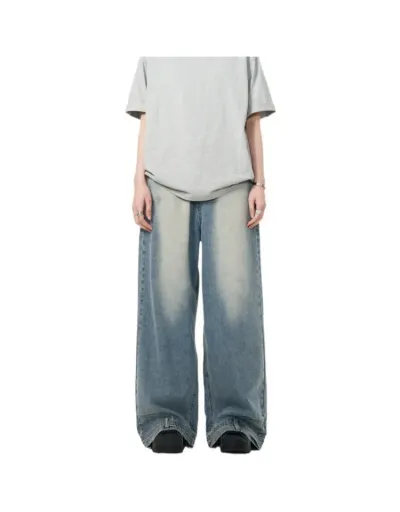 Replica Your Pants Upside Down Colorblock Straight Jeans #802659 $42.31 USD for Wholesale