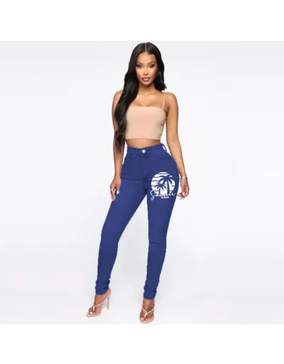 Replica Print Washed High Rise Jeans #802691 $40.52 USD for Wholesale