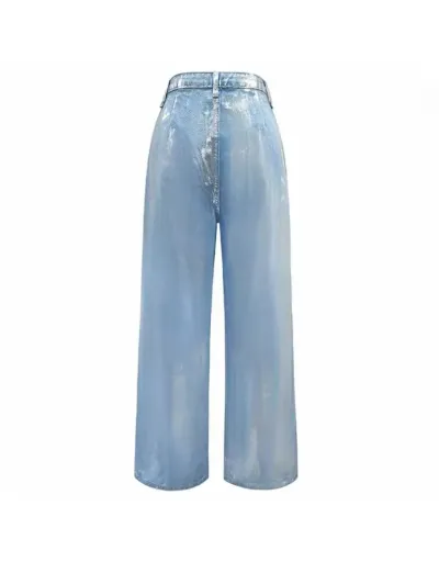 Replica Baggy Straight Mid-rise Jeans #802692 $58.78 USD for Wholesale