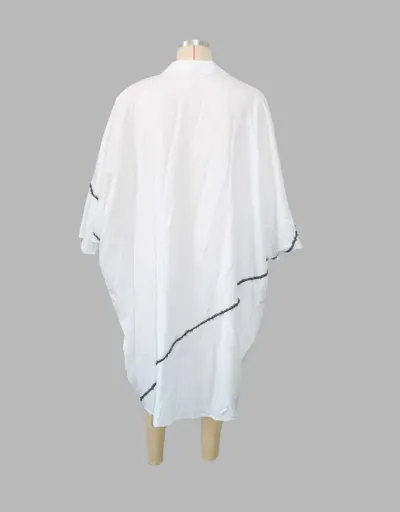 Replica Line Oversized Batwing Sleeve Long Shirt Dress #802968 $44.44 USD for Wholesale