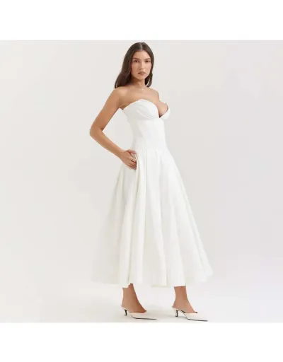 Fishbone Straight A-line Formal Sleeveless Dresses #803076 $49.75 USD, Wholesale Fashion 